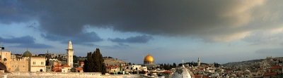 panorama of Jerusalem Old City