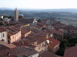 Medieval village in Maremma Tuscany.